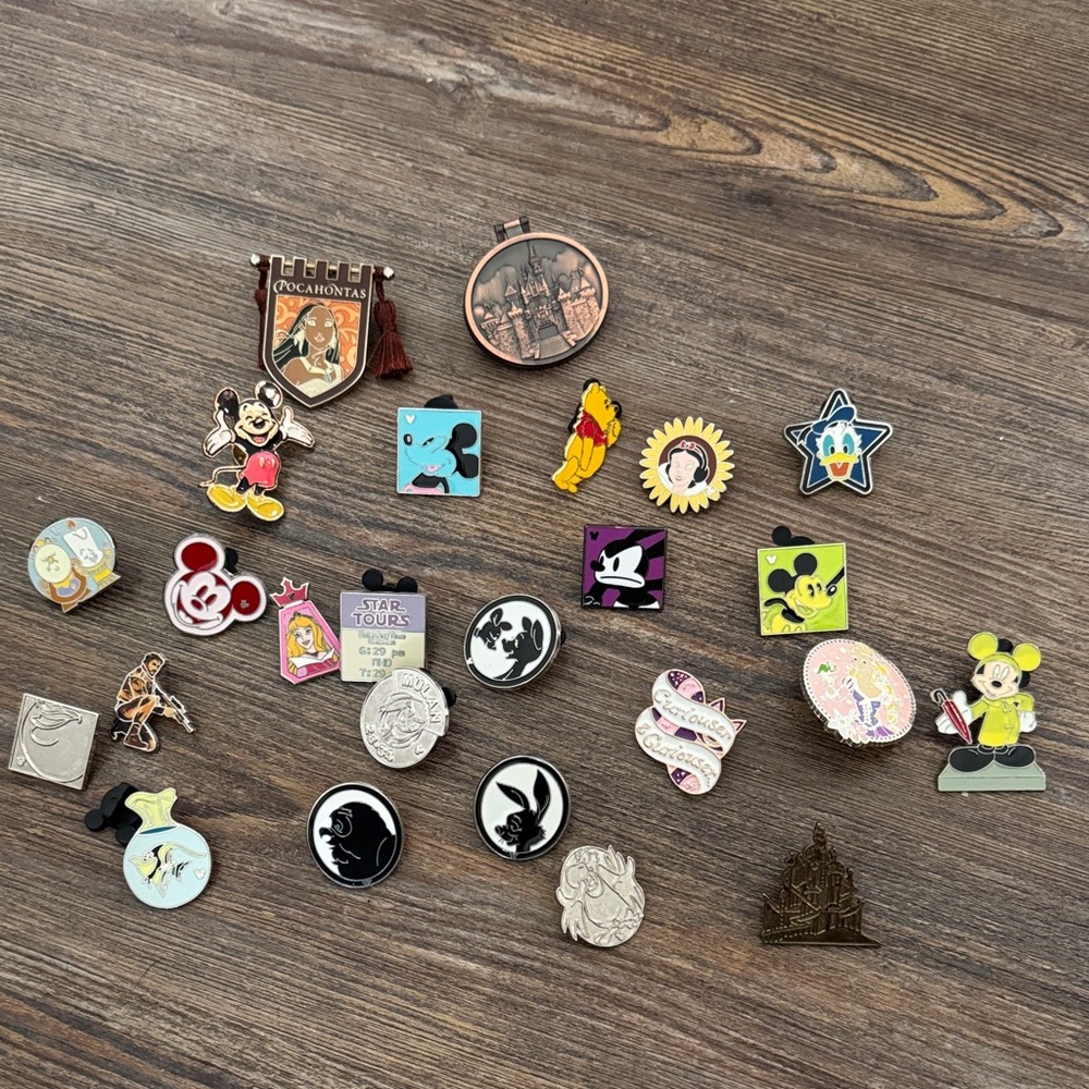 Disney Character Pin Collection - Multicolor